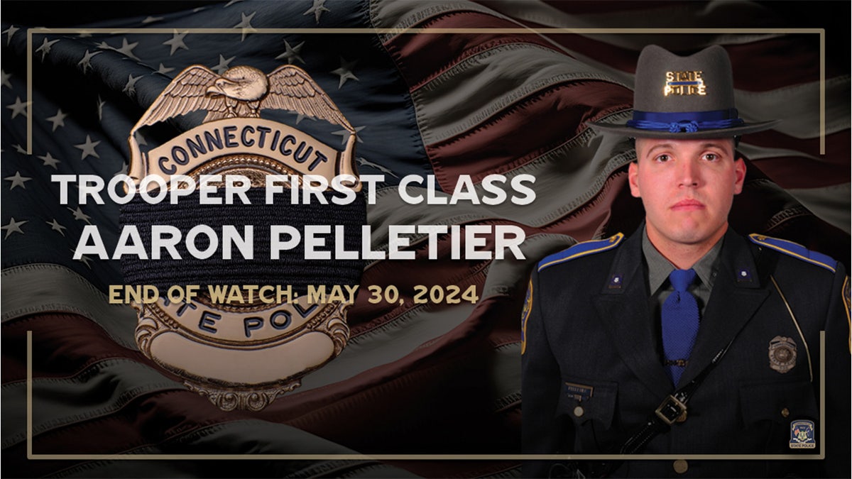 Aaron Pelletier, soldat de première classe de la police de l'État du Connecticut