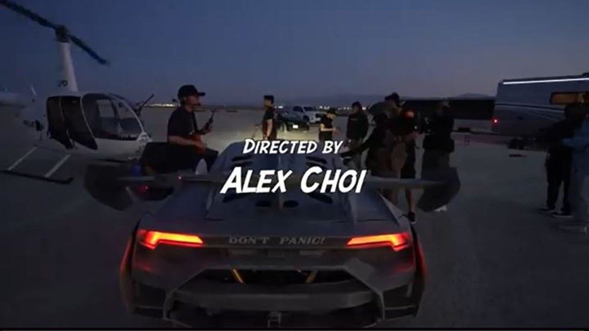 Une capture d'écran de la vidéo d'Alex Choi