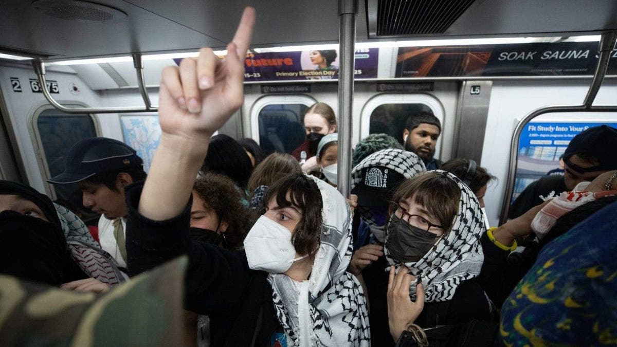 Palestine Israël Protestation Métro de New York