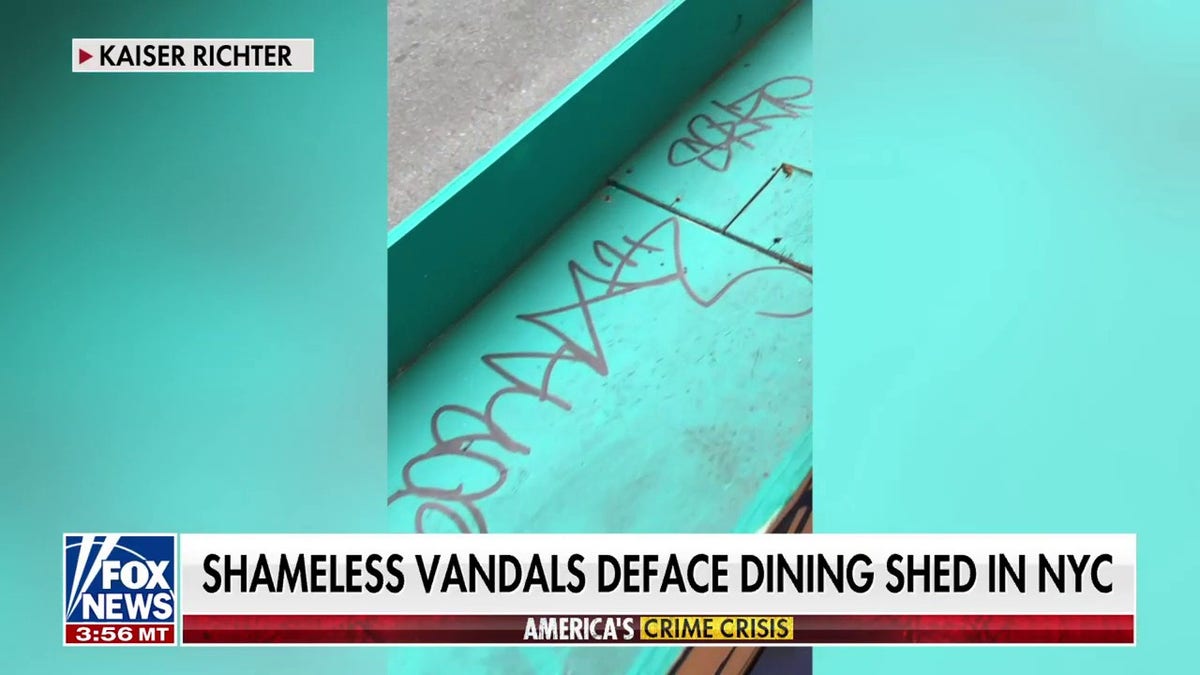 Vandalisme dans un café de New York