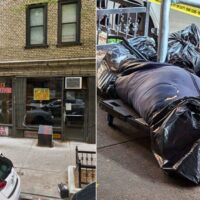 Un cadavre retrouvé enveloppé dans un sac de couchage sur un trottoir de New York